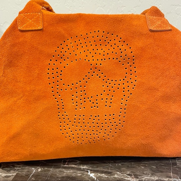 Leather Skull Tote Bag - Picture 2 of 14